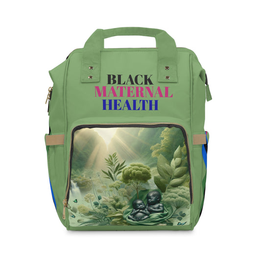 Black Maternal Health Ribbon Sage Green Diaper Bags from Etsy Store Black Maternal Fit