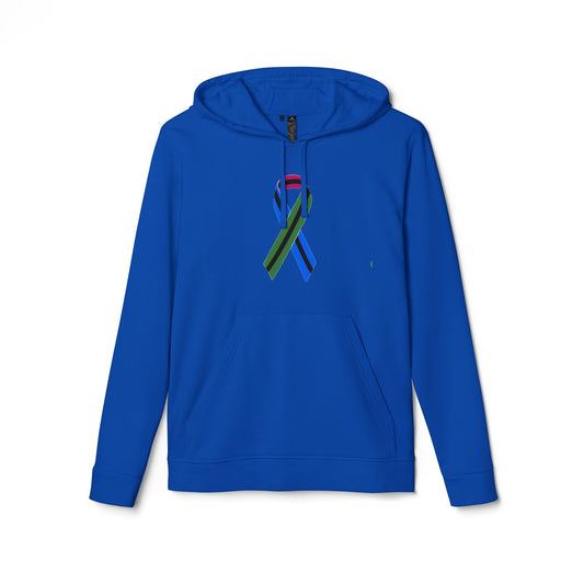 Black Maternal Health Ribbon Hospital Blue Adidas Fleece Hoodie from Etsy Store Black Maternal Fit
